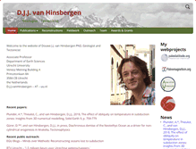 Tablet Screenshot of geologist.nl
